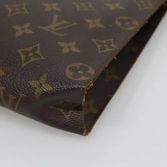 LOUIS VUITTON Monogram Poche Toilette 26 Pouch M47542 LV Auth 122696 - Picture 15 of 16